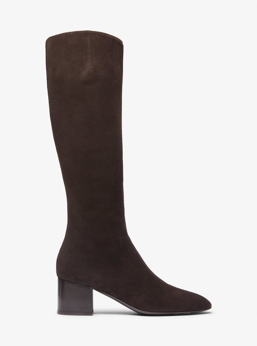 Michael Kors Ali Suede Boot Bot Kadın Çikolata | 048691-KGJ