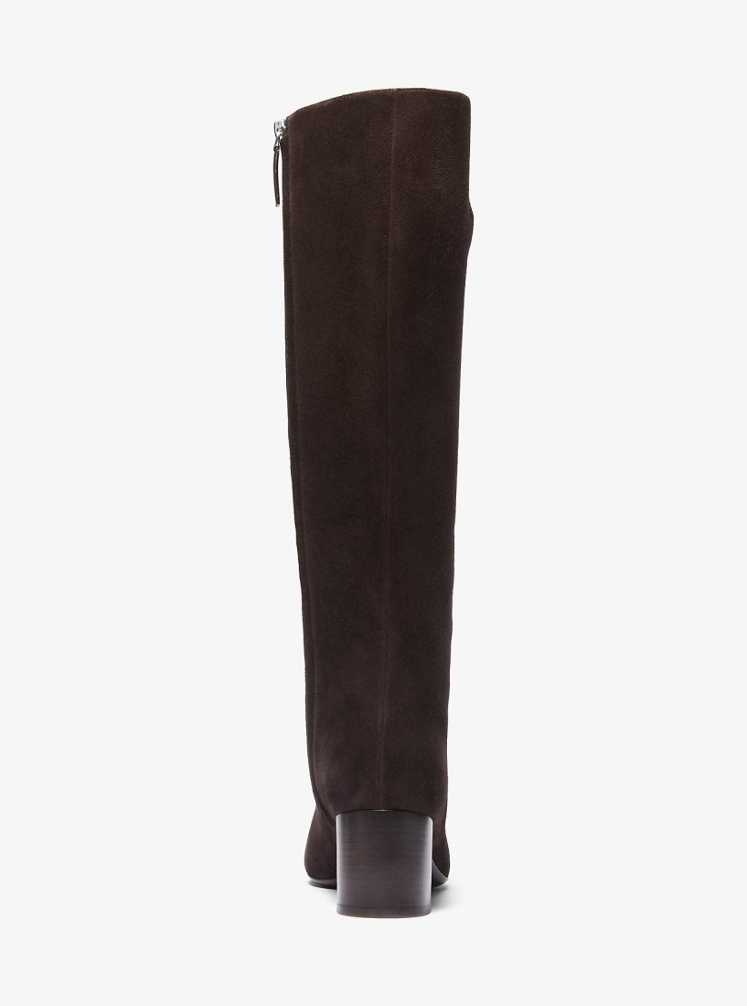 Michael Kors Ali Suede Boot Bot Kadın Çikolata | 048691-KGJ