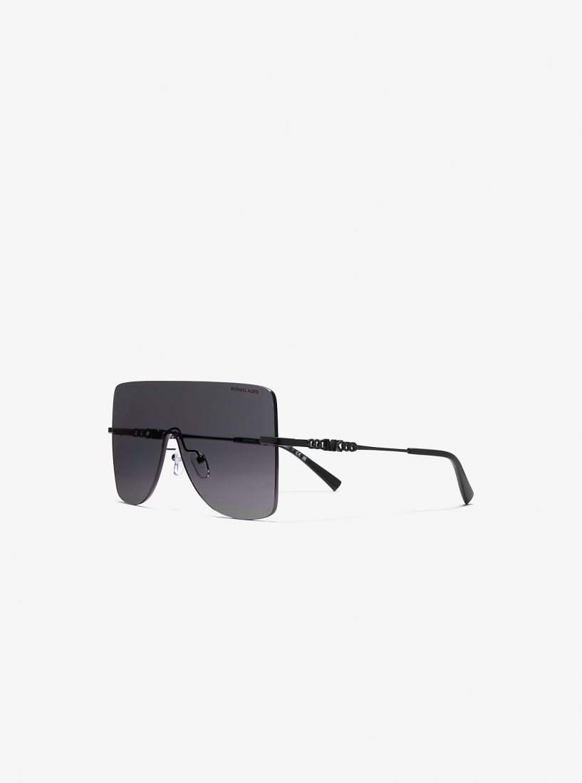 Michael Kors London Sunglasses Güneş Gözlüğü Kadın Siyah | 756894-UNQ